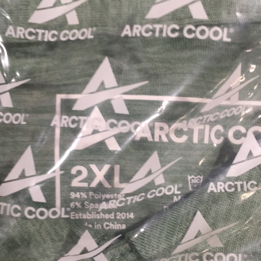 Arctic cool. Instant cooling wear sweat activated Hydrofreeze x tech